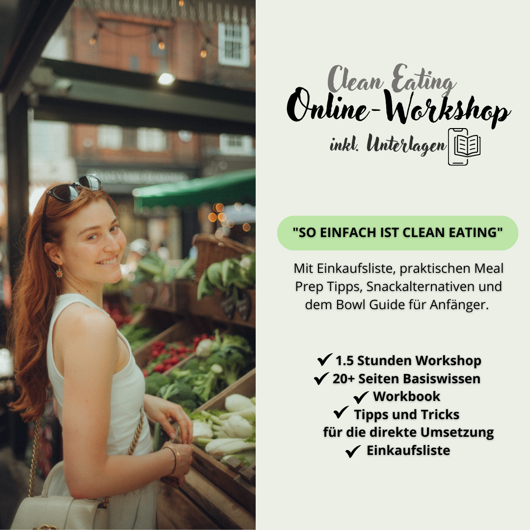 1.5 Stunden ONLINE WORKSHOP + WORKBOOK