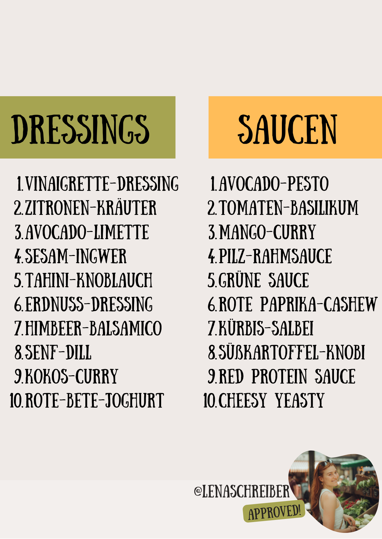 20 Dressing- und Saucen Rezepte "CLEAN EATING" - Edition