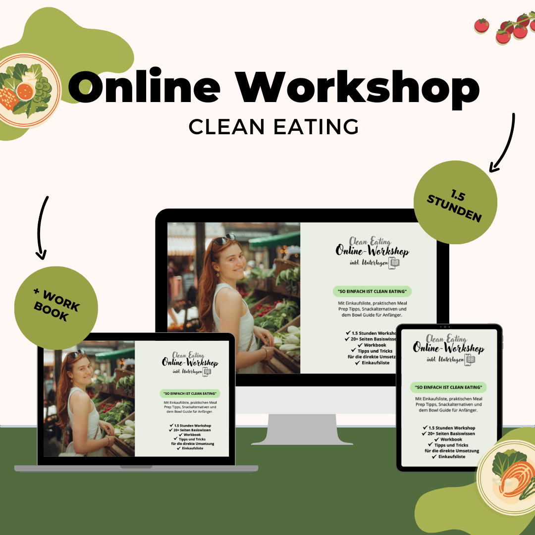 1.5 Stunden ONLINE WORKSHOP + WORKBOOK